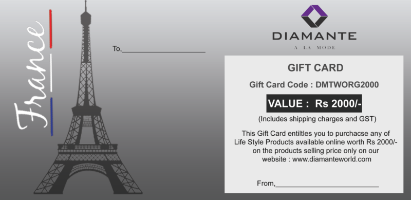 DIAMANTE GIFT VOUCHERS
