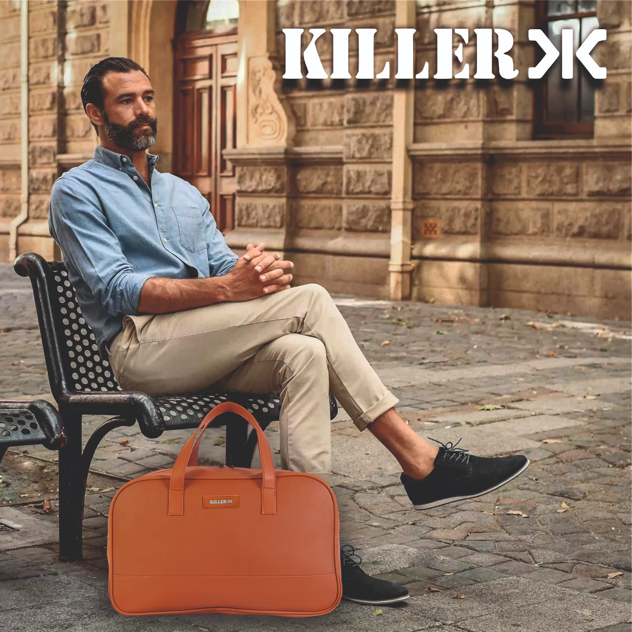 DUFFLE BAG TAN 01-CREATIVE
