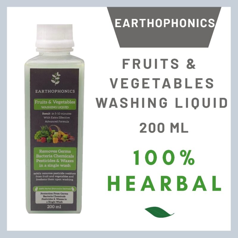 EARTHOPHONICS FRUIT & VEGETABLE SANITIZER  200 ML