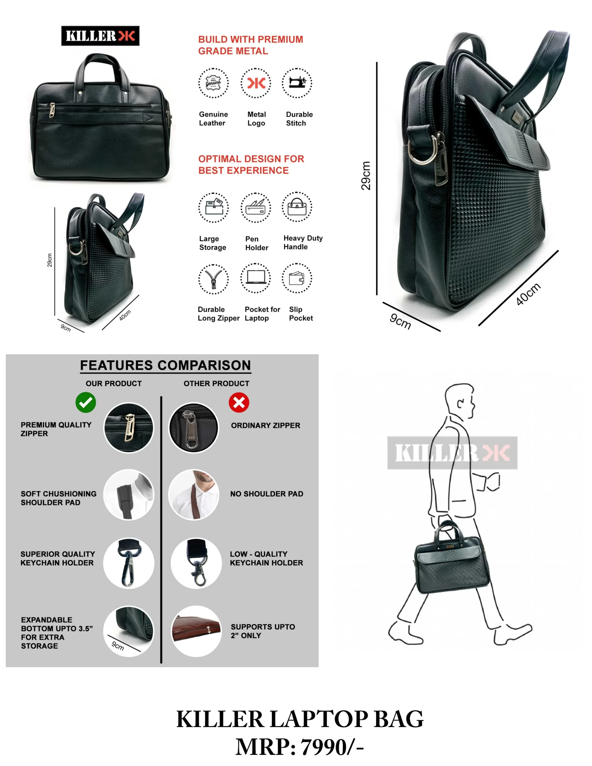 KILLER LAPTOP BAG