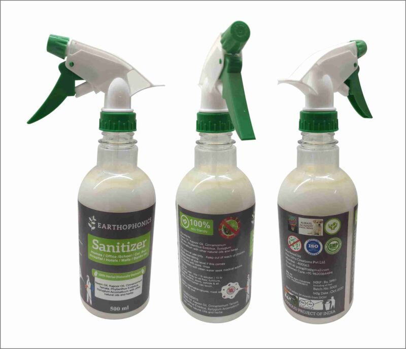 EARTHOPHONICS HERBAL SANITIZER SPRAY