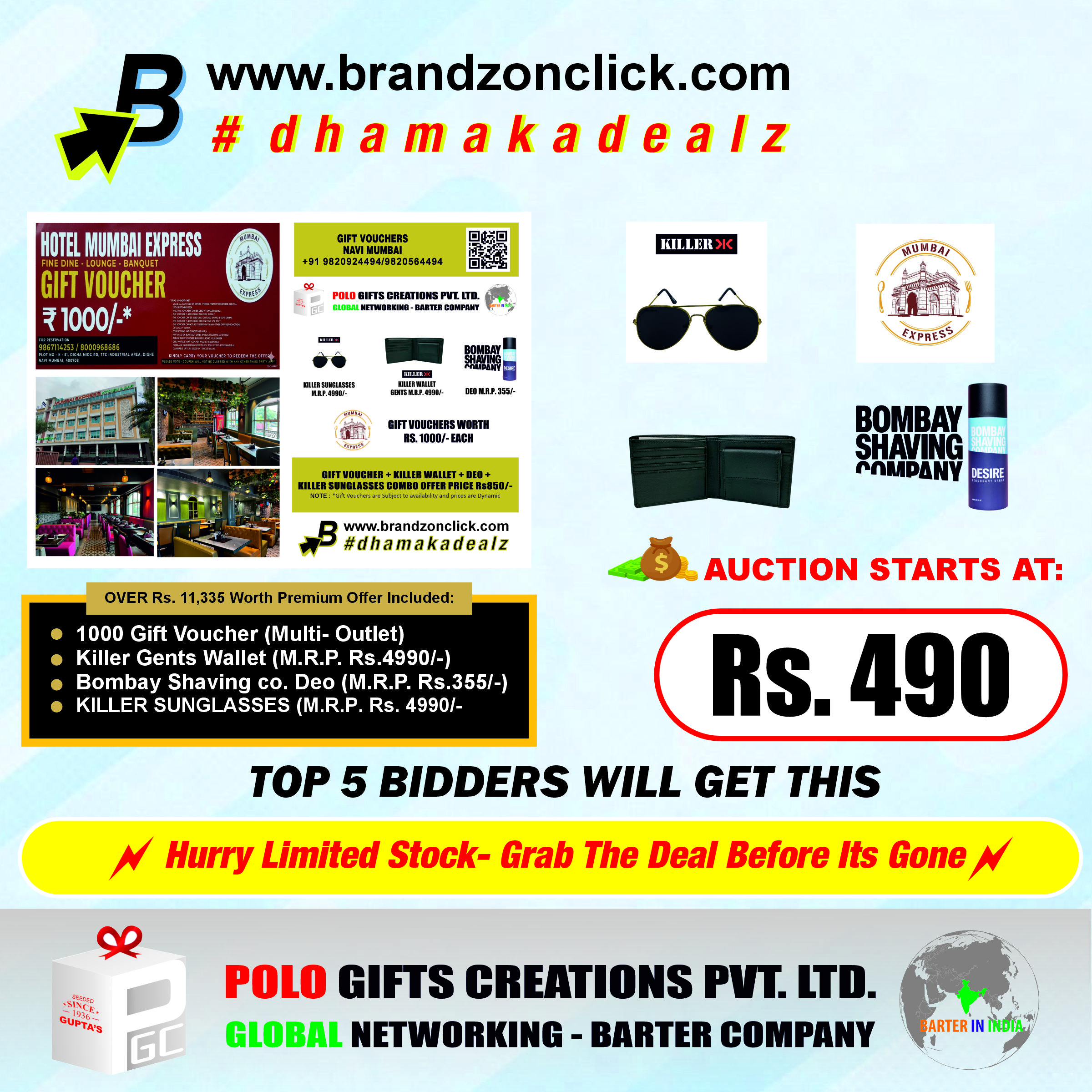 Hotel Mumbai Express Auction