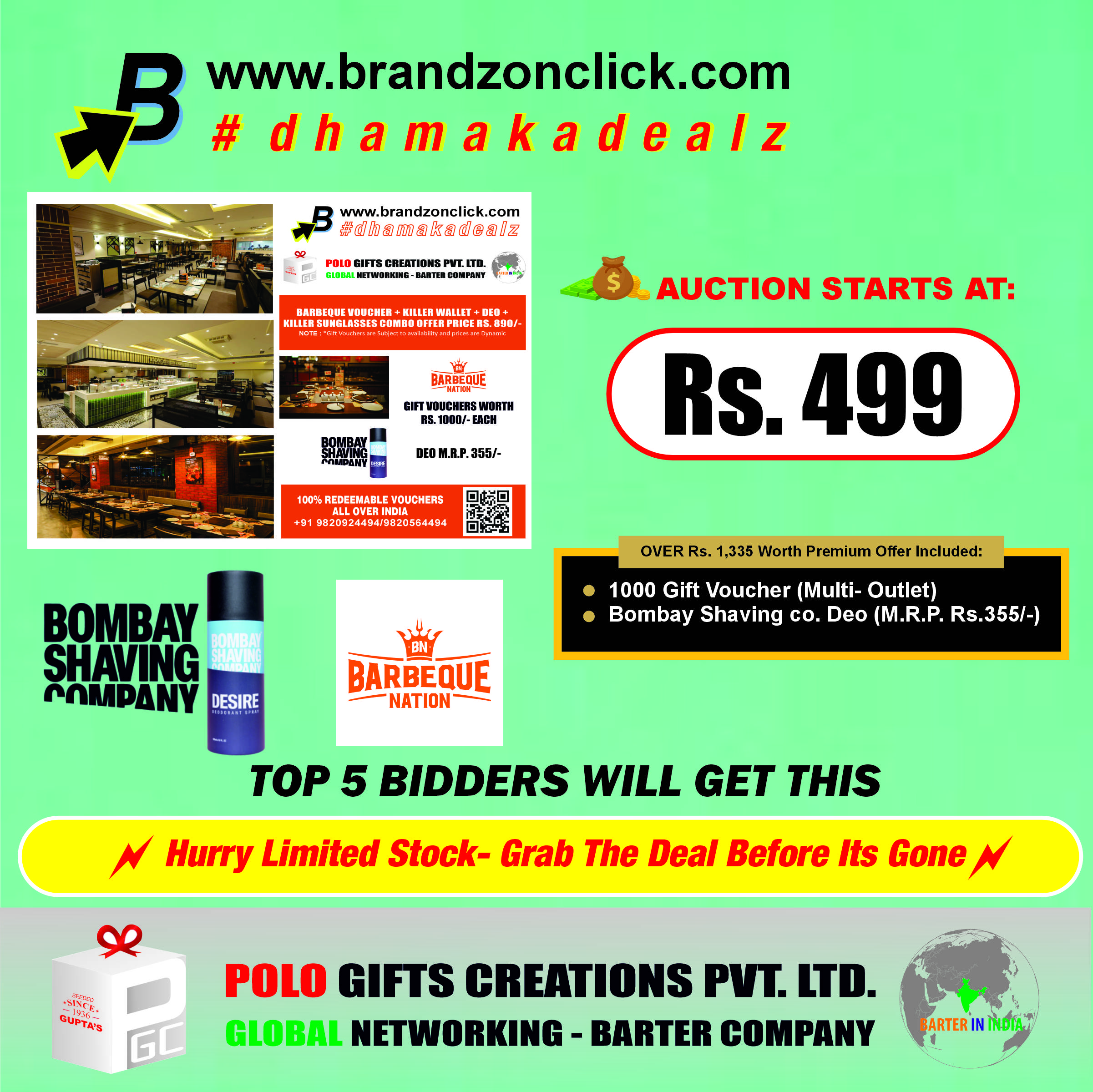 Barbeque Nation Auction