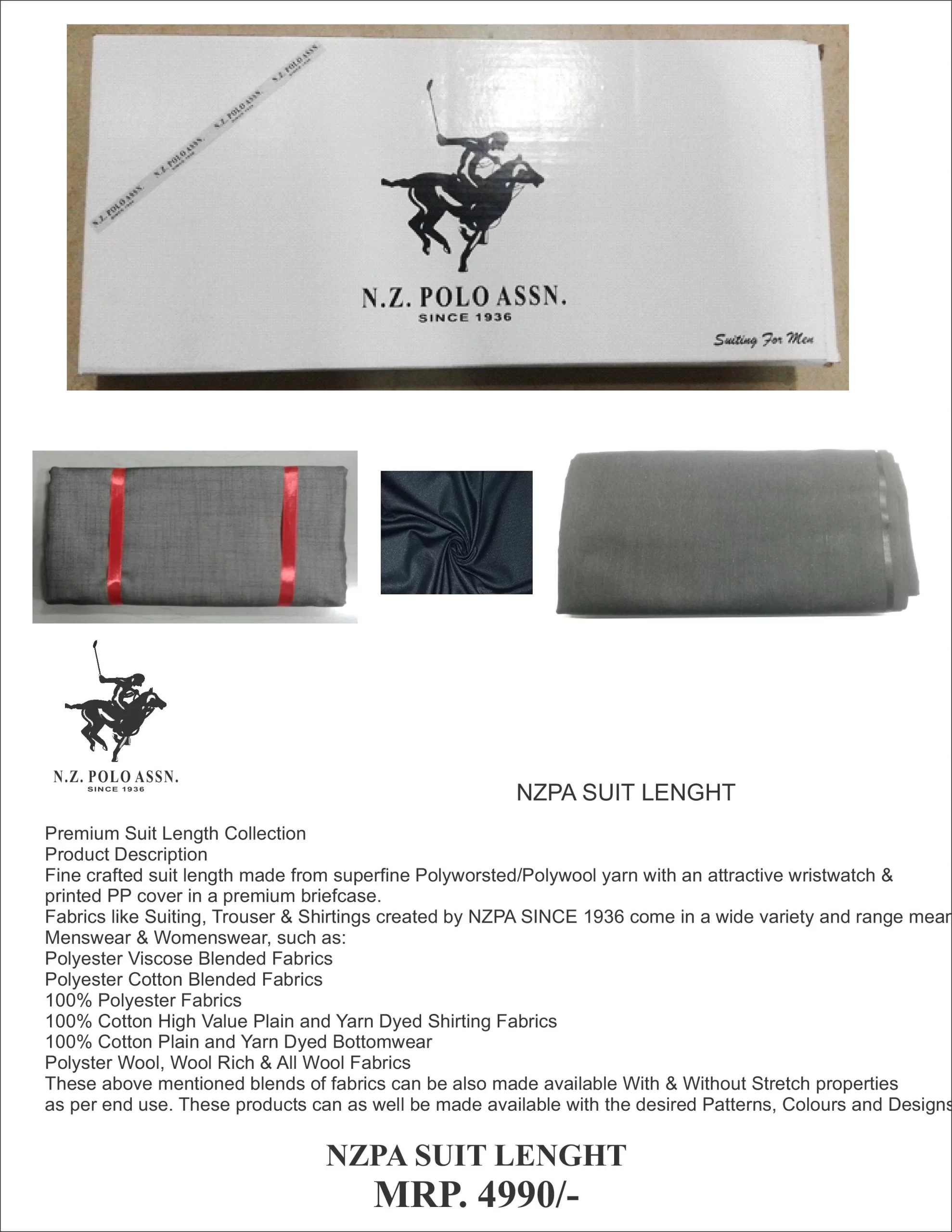 NZPA SUIT LENGHT