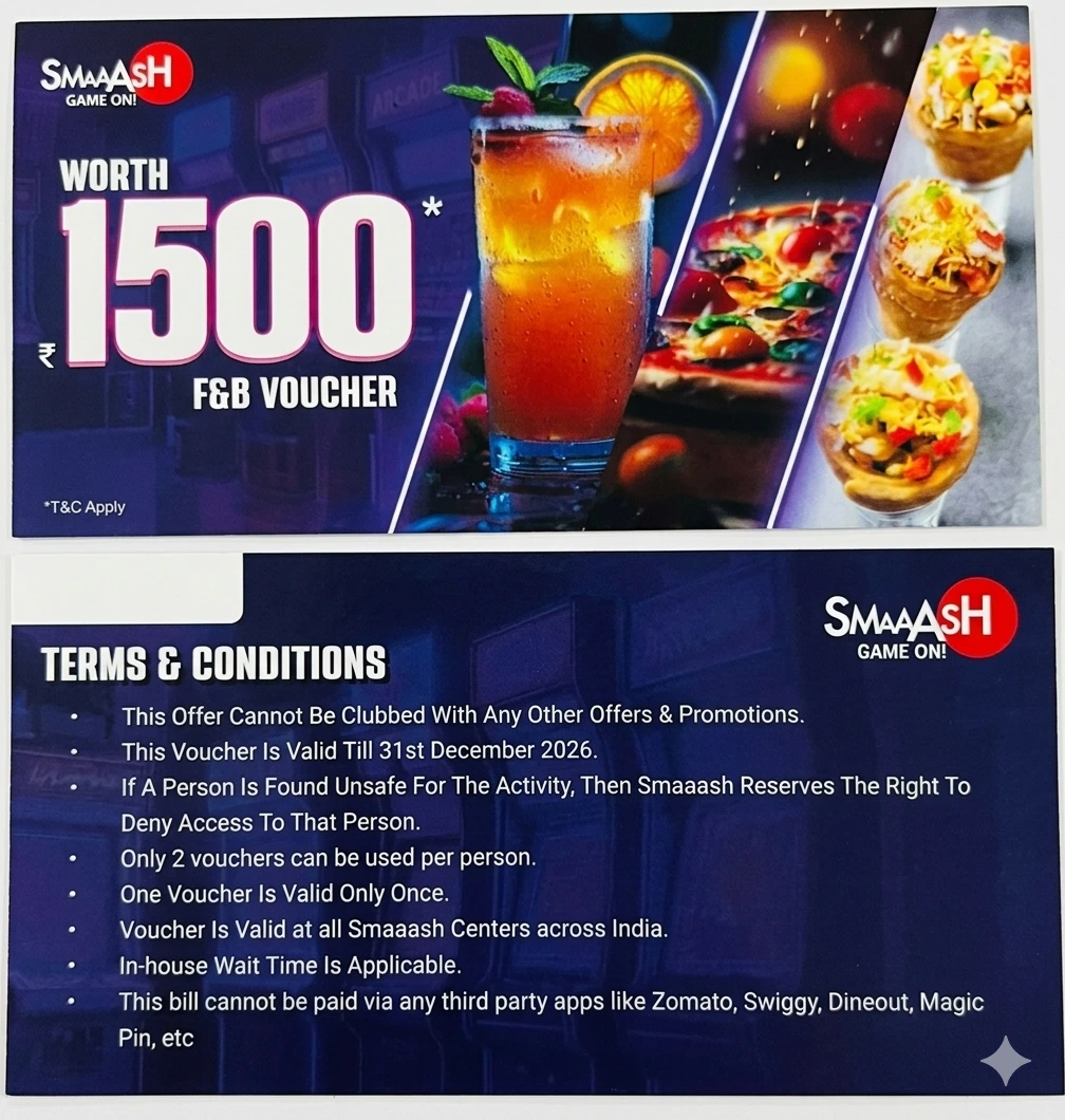 SMAAASH FOODIE till 31.12.2026-clear